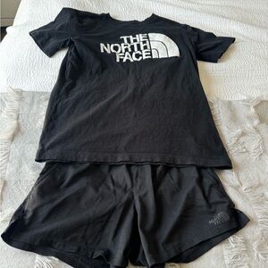 North face shirt and shorts bundle
